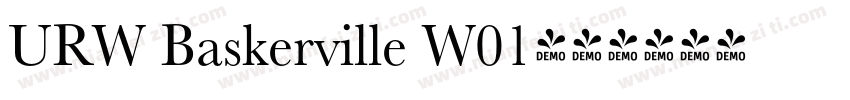 URW Baskerville W01字体转换